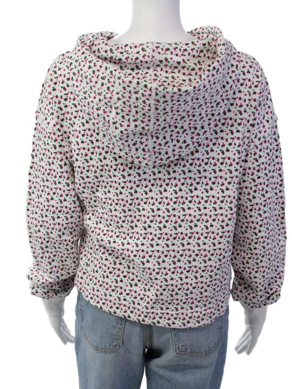Something Navy ‘Rachel’ Hoodie Sweatshirt in Floral Print Size XS - Picture 2 of 7